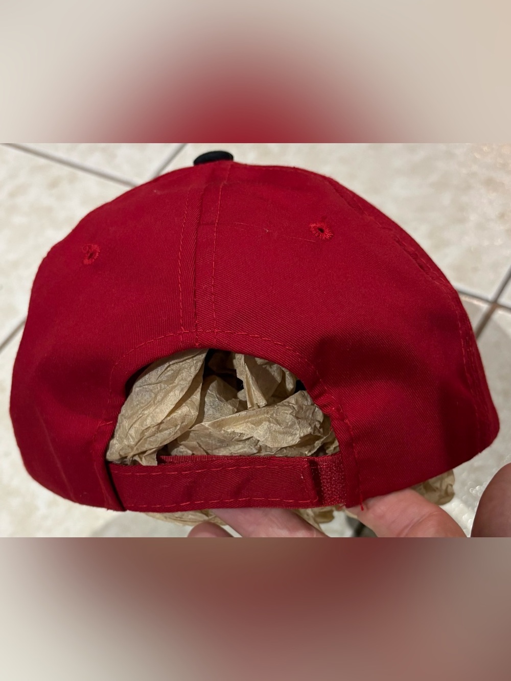Vintage 90’s OC Sports Cincinnati Reds MLB Baseball Strapback Hat OSFA EUC - Picture 5 of 8